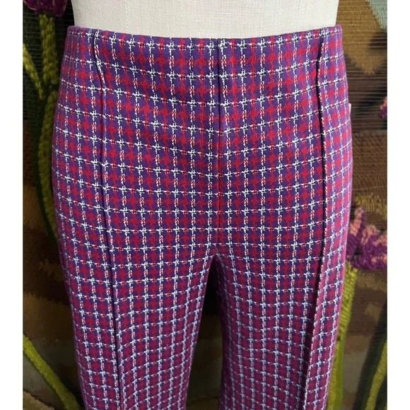 Anthropologie The Margot Plaid Pants M - Picture 2 of 16